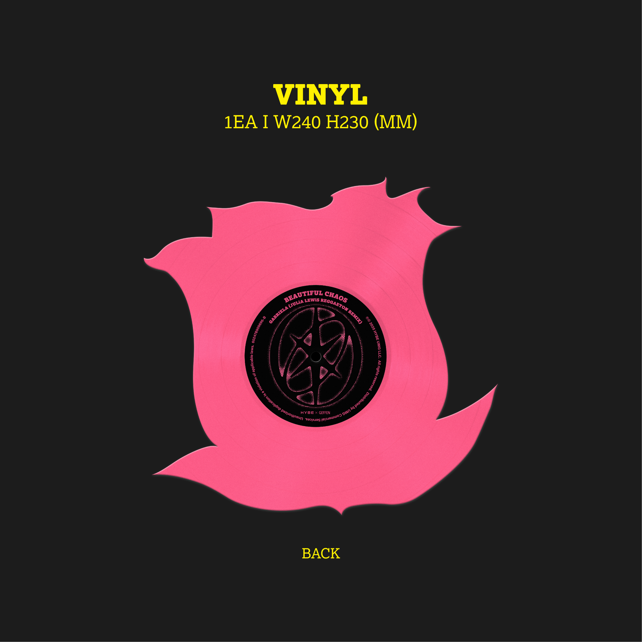 Gabriela Rose Die-Cut 7" Vinyl