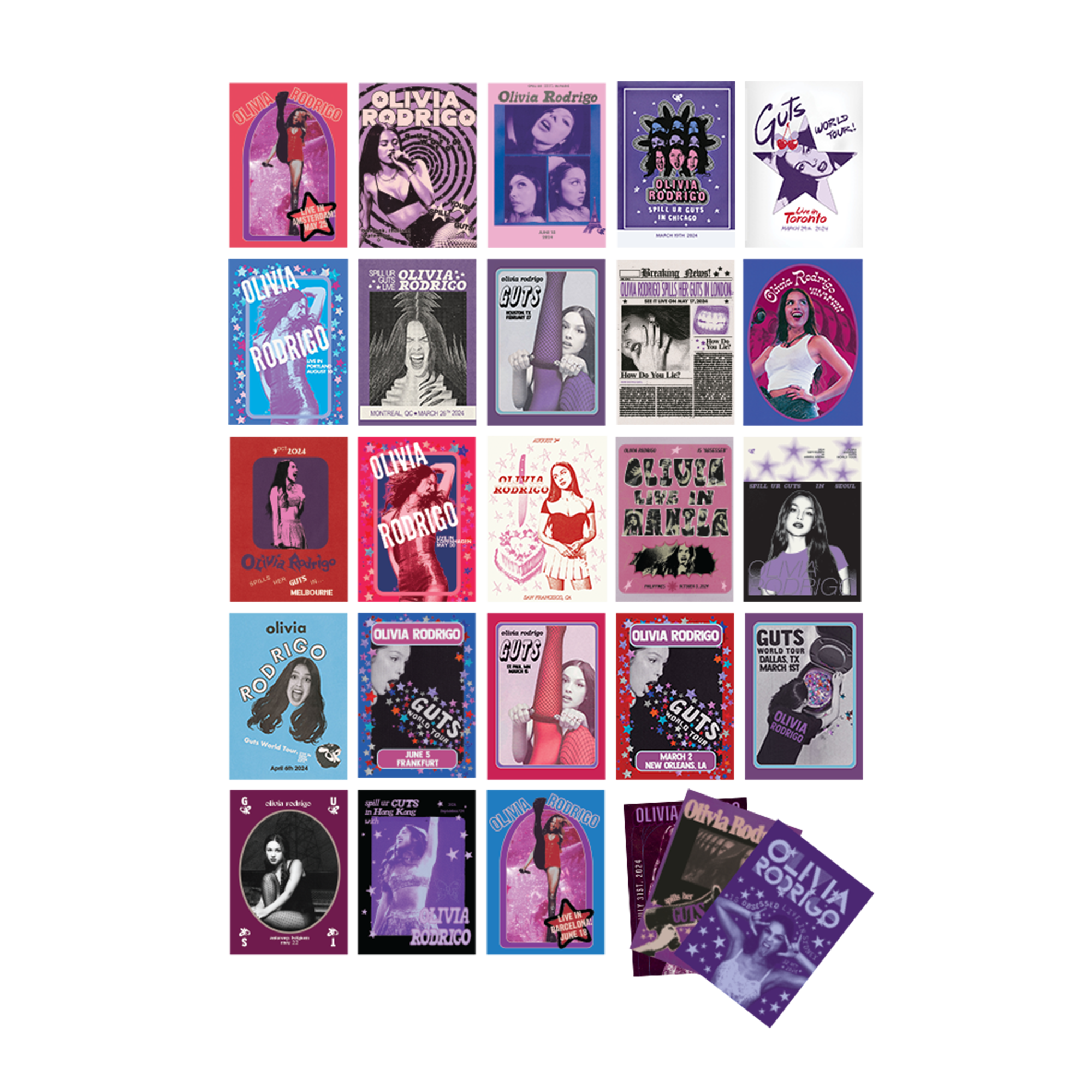 Olivia Rodrigo GUTS Trading Card Pack