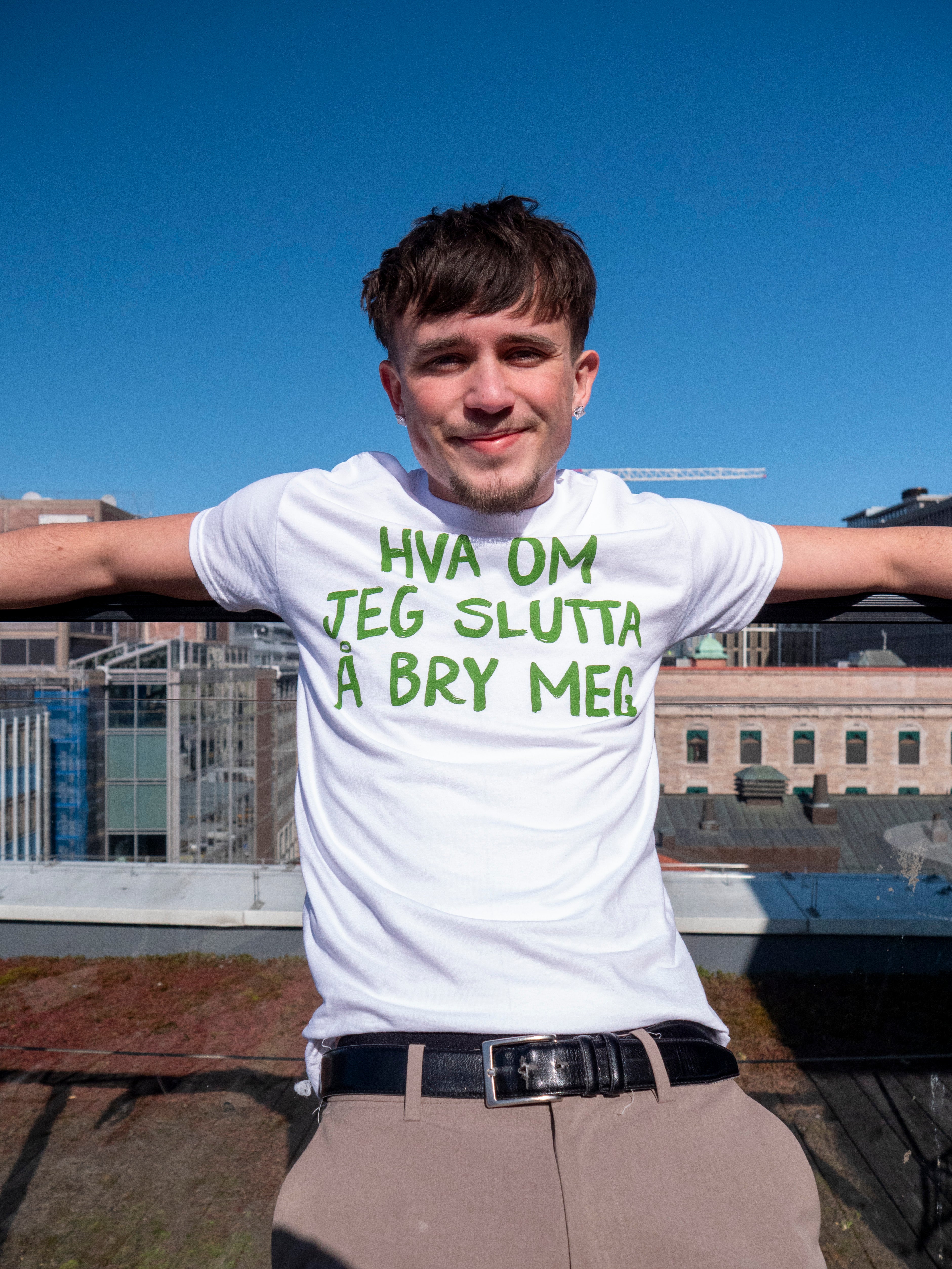 Hva om jeg slutta å bry meg | T-skjorte