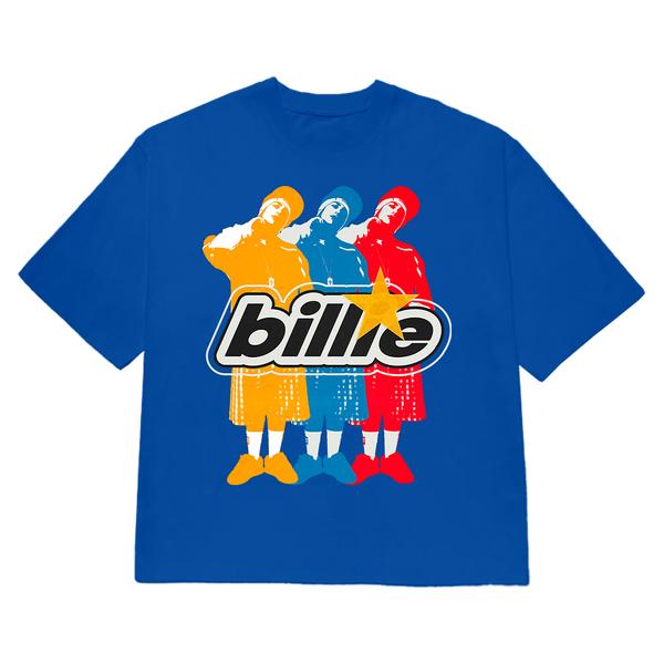 Billie Eilish - Billie Repeat Blue T-Shirt 