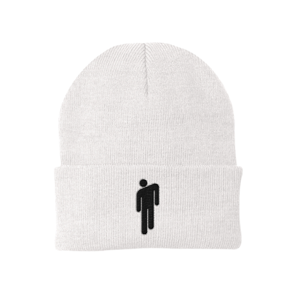 Billie Eilish - Blohsh White Beanie 