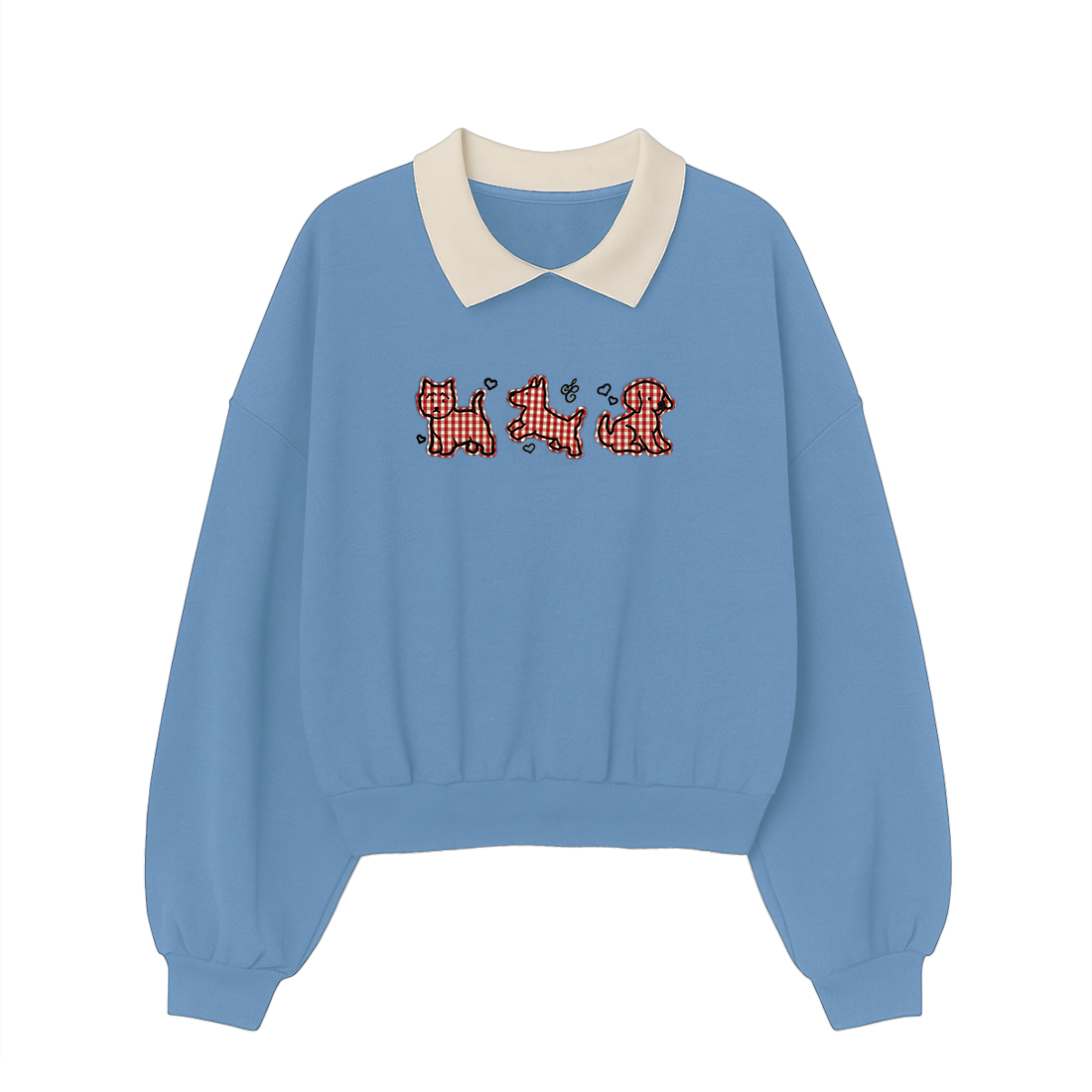 Man's Best Friend Collared Fleece Long Sleeve