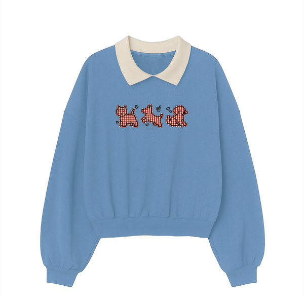 Sabrina Carpenter - Man's Best Friend Collared Fleece Long Sleeve (Merch)