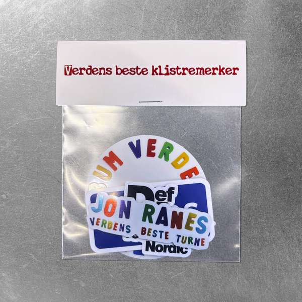 Jon Ranes - Verdens beste klistremerker (Merch)