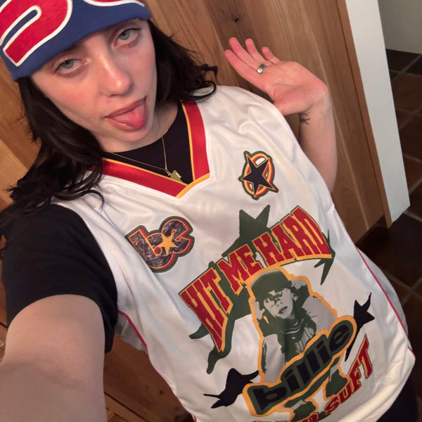 Billie Eilish - Camo Blohsh Baskeball Jersey (Merch)
