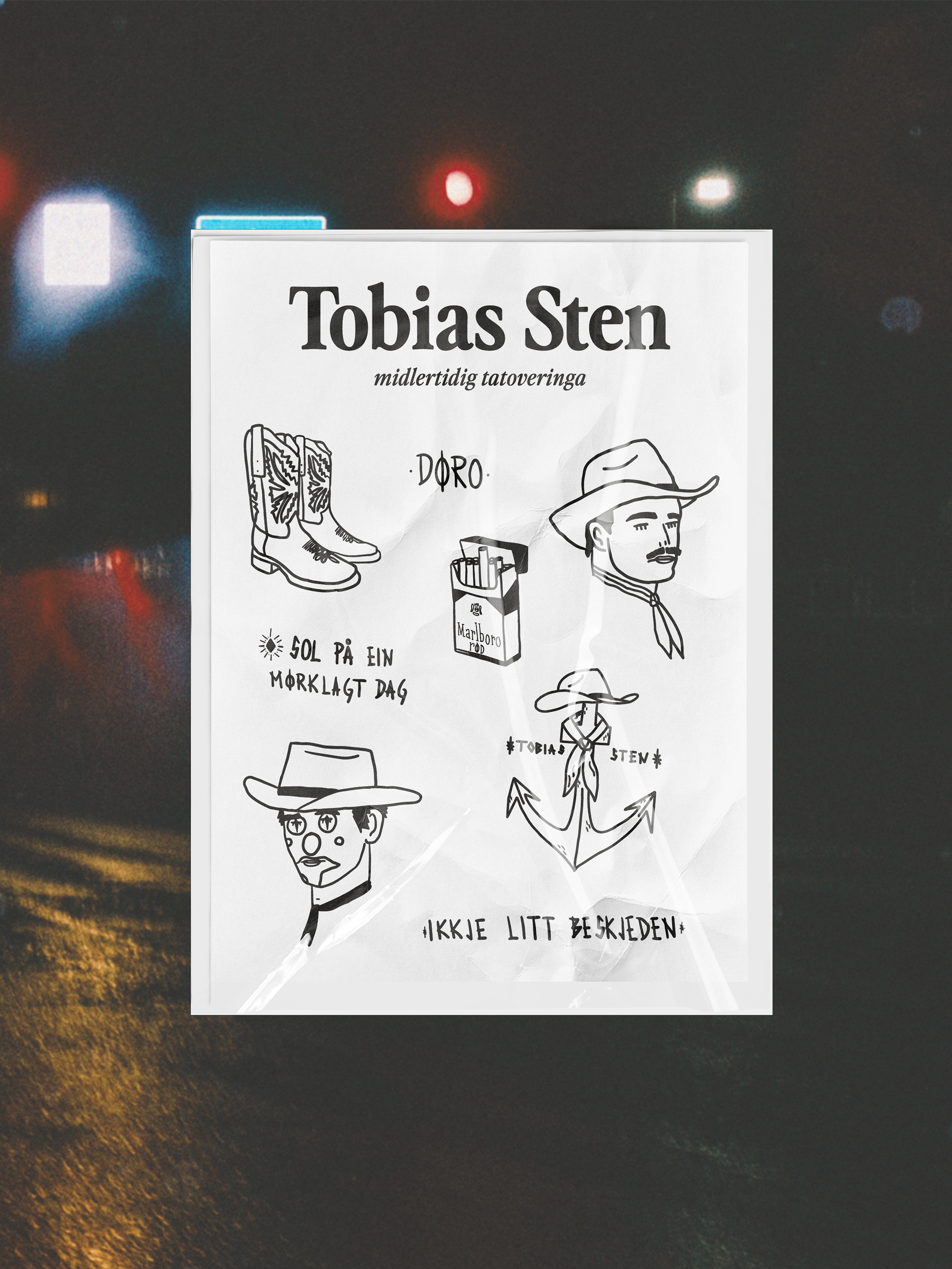 Tobias Sten - Midlertidig Tatoveringa