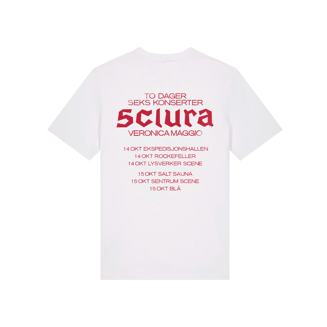 Seks i Oslo - Hvit T-skjorte